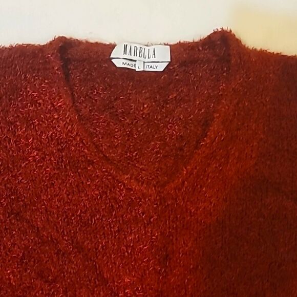 Marella made I. Italy vneck sweater size large - Picture 2 of 8
